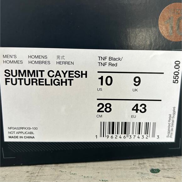 North Face Summit Cayesh FUTURELIGHT Boots Summit Series Waterproof trekking 10 - Picture 15 of 16